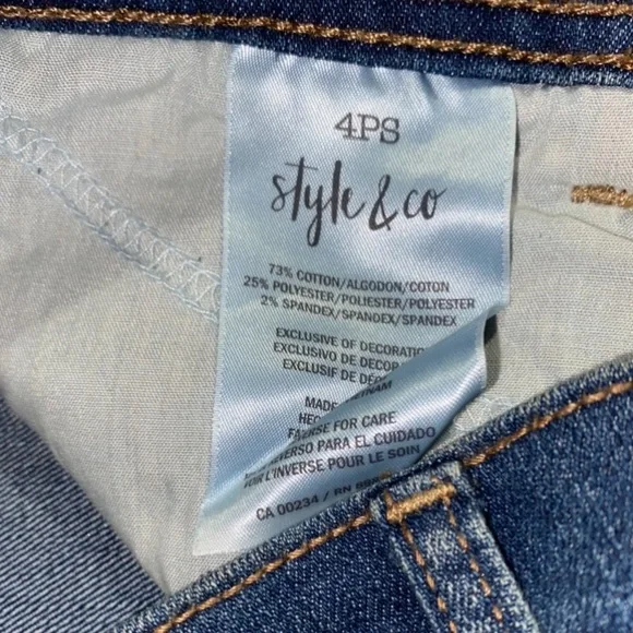 Style & Co Petite Slim Leg Jeans - Picture 6 of 10